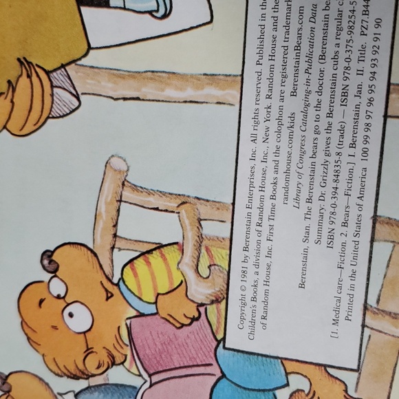 Berenstain Bears Go To The Doctor BONUS 2 Full Sticker Sheets Learn Read - Picture 13 of 17